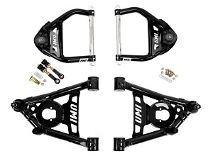 UMI Performance 403133 - 1964-1972 GM A-Body Tubular Upper & Lower Front A-Arm Kit