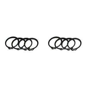 YP SJ-733X-502 - (4) Full Circle Snap Rings, fits Dana 60 733X U-Joint with aftermarket axle.