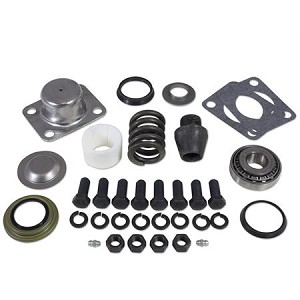 YP KP-001 - Replacement king-pin kit for Dana 60(1) side (pin, bushing, seals, bearings, spring, cap).