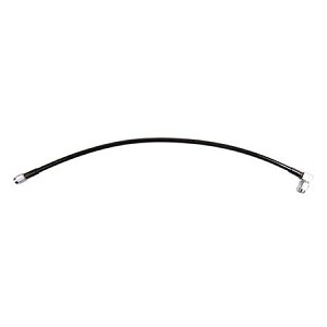 16" Brake Line Straight/90 3AN Stainless PTFE lined w/ Black Covering Steel Fittings 10-0565L