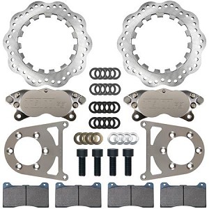 TBM Brakes Strange Floater Rear F3 4 Piston Drag Brake Kit